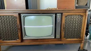 1966 RCA CTC21 Color Combo TV Chassis Vertical Repair on Jig One