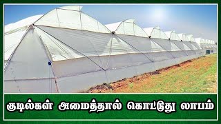 குடில்கள் அமைத்தால் கொட்டுது லாபம் | Israel Technology Farming | Dindigul | Dinamalar |