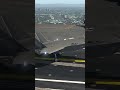 Landing on a very extravagant aircraft carrier runway, simulation