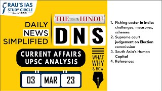 The Hindu Analysis | 03 March, 2023 | Daily Current Affairs | UPSC CSE 2023 | DNS