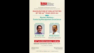 INAUGURATION OF KMA ACTIVITIES OF THE 66TH YEAR (2023-24)