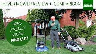 Bluebird HM 200 Hover Mower Review + Mower Camparison to EGO Lawn Mower | Fence Armor