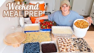 WEEKEND MEAL PREP BUDGET FRIENDLY RECIPES WEEKLY MEAL PLAN WHATS FOR DINNER LARGE FAMILY MEALS