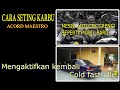 bagaimana cara seting karburator acord maestro biar lancar saat start pagi