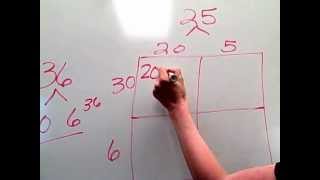 Math Multiplication Box Strategy