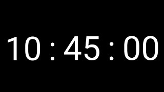 10 Hour 45 Minutes Countup Timer | Work With Focus