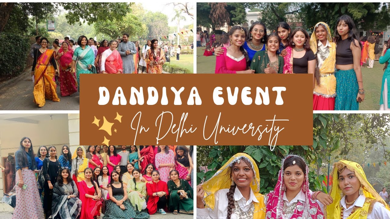 Dandiya Event 💖 Indraprastha College For Women 🤘Delhi University # ...