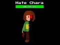 Undertale: Mania For Love. How to activate Secret HATE Chara Boss