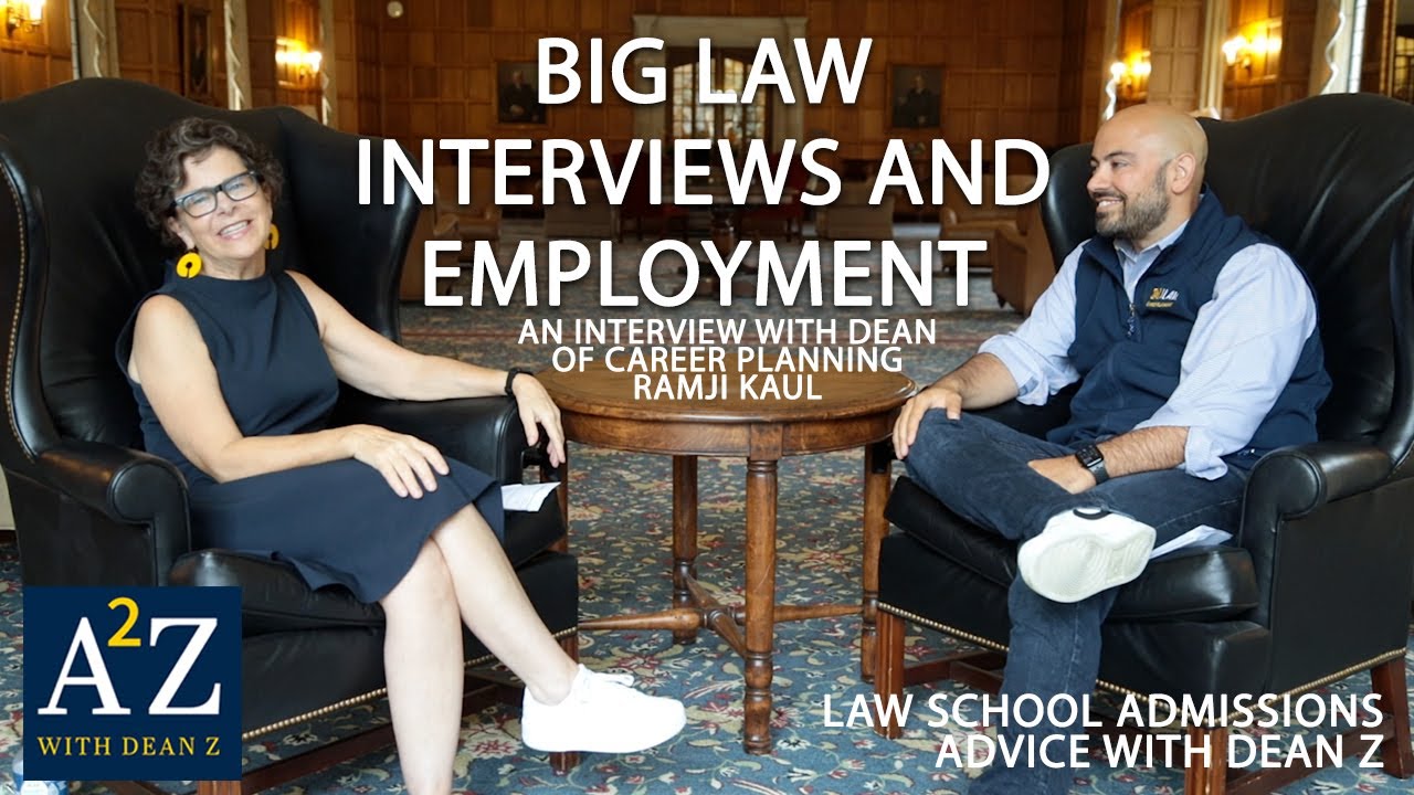 A2z S4 E10 Big Law Interviews And Employment With Dean Of Career