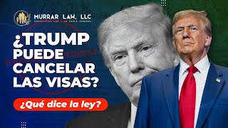 🛑 ¿Puede Trump cancelar visas familiares y humanitarias?