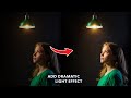 Add Dramatic Light Effect in Photoshop   Tutorial for beginners