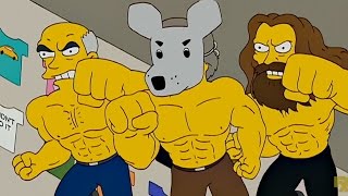 Alan Moore, Art Spiegelman and Dan Clowes in The Simpsons