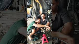 proses pergantian seal Racksteer Honda CR-V