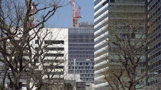 【KANDA SQUARE（神田スクエア）】(仮称)神田錦町二丁目計画（東京電機大学旧神田校舎跡地再開発）の建設状況（2019年3月2日）