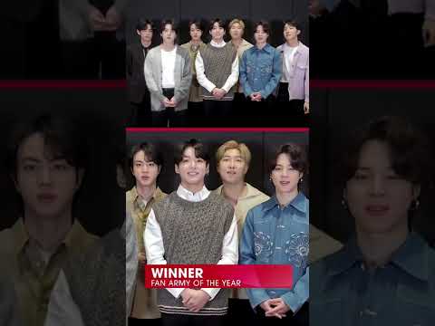 BTS Acceptance Speech – Army of Fans & Music Video of the Year 2022 iHeartRadio Music Awards