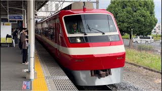 【209F  南栗橋車両管区出場試運転（全検）往路】東武200系209編成『1800系リバイバル塗装・前照灯と表示機LED』が南栗橋駅1番線に到着停車するシーン（試7602レ）2024.10.1