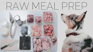 Raw Meal Prep For Dogs