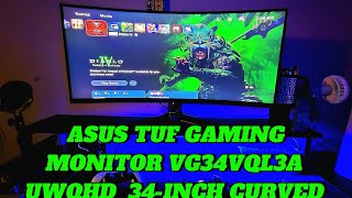 ASUS TUF GAMING UWQHD VG34VQL3A  PS5 GAMES? (Review)