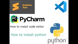 How to install python and then install a coding studio