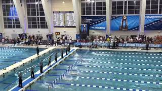 LUCA URLANDO(UGA)BREAKS THE 100 BACK WORLD RECORD (43.35) LEADOFF ON THE 400 MELDEY RELAY 2022 NCAA