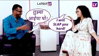 Amruta Khanvilkar Challenged: Gives Funny Answers in Marathi and Malvani