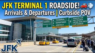 JFK✈️ Airport Terminal 1 (T1) | Roadside Guide & Airline Terminal Map