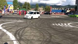 FWD drift, Toyota fun cargo drift (yaris verso)