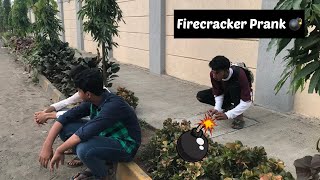 Firecrackers Prank In Public💣 | Diwali Bomb Prank in public | Diwali prank 2022