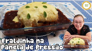 FRALDINHA NA PANELA DE PRESSÃO COM CROSTA DE BATATA E CEBOLA CARAMELIZADA #511