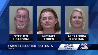 3 people arrested during 'No Kings Day' protest in Ocala, police say
