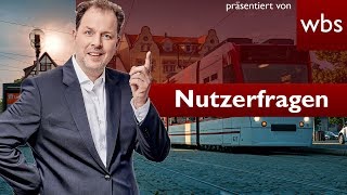 Dürfen Straßenbahnen geblitzt werden? | Nutzerfragen Rechtsanwalt Christian Solmecke