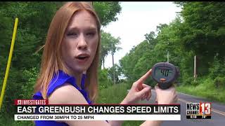 Are people slowing down in East Greenbush?