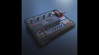 3D MODEL SCI-FI CONTROL PANEL CONSOL