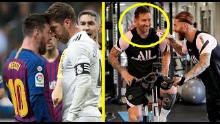 Messi vs Ramos - From Enemies To Friends 🔥