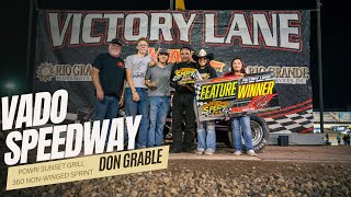 Don Grable Secures First Win of the Year in POWRi Sunset Grill 360 Non-Winged Sprint Cars!