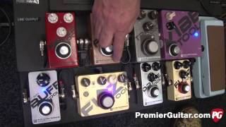 Musikmesse '14 - Guitarsystems Custom Shop Fuzz Tool CS MKII and Tony's Blender Tool Demos