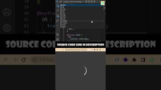 Border radius round animation loader with CSS | HTML CSS Tutorial | CodeIsMine #shorts