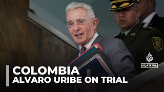 Colombia’s ex-President Uribe faces trial for witness tampering, fraud charges