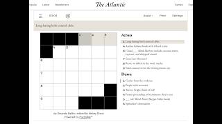 The Atlantic Crossword 12/05/2026