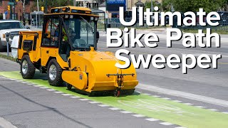 Trackless Vehicles has the Ultimate Bike Path Sweeping Machine