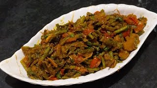 पारंपरिक स्वाद के साथ बनाएं आलू बीन्स फ्राई रेसिपी ! #beans #potato #recipe #easytocook #food