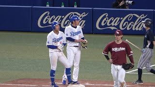 岡林、タイムリーの次はセンター前ヒット！ここ2試合で9打数5安打と絶好調！