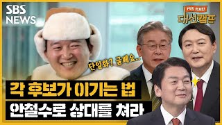 [대선캠프 EP4.] 국민의힘 극적 화해에도 불안한 민심?..안철수를 바라보는 두 캠프  / SBS