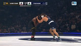 Tyler Kasak(PSU) vs Jacori Teemer(IOWA) 1/31/25 (Jeff Byers Radio Call)