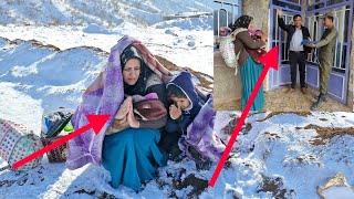 Despair and homelessness in the cold of winter: the bitter story of Kausar and her children