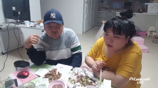 복부인 똥집 간장마늘닭 먹방 mukbang