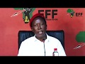 CIC Julius Malema addresses the EFF Virtual Press Conference. #EFFPresser