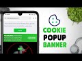 How to Add a Cookies Popup in WordPress or Blogger