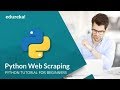 Web Scraping With Python | Python Tutorial | Web Scraping Tutorial | Python Beautifulsoup | Edureka