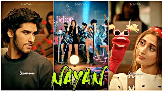 Nayan Song 🎵 Full Screen (HD) Whatsapp Status | Dhvani Bhanushali Ft. Jubin Nautiyal | Lyrical Video